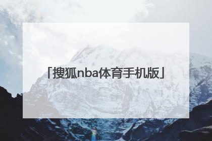 「搜狐nba体育手机版」体育搜狐nba新闻